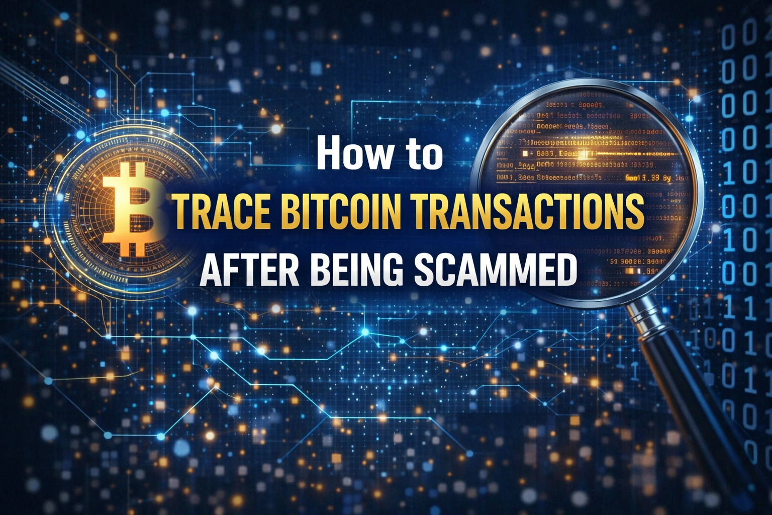 How to Trace Bitcoin Transactions After Being Scammed